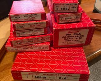 Vintage Starrett Machinist Tools