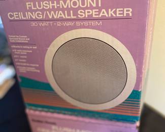 Radio Shack Flush Mount Ceiling Speakers Cat# 40-1367 NIB (3)