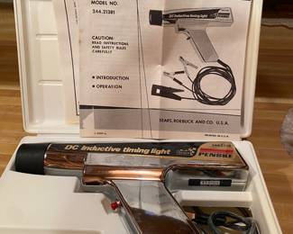 Vintage Penske Sold by Sears DC inductive Timing Light Model 244.21381 NEW in Case