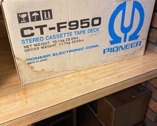 Pioneer CT-F950 Stereo Cassette Tape Deck NEW IN BOX
