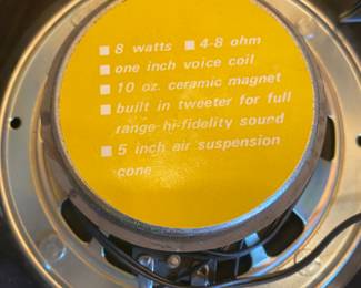 Vintage 1970s New Old Stock KRACO Stereo Speaker System Model No. SST-101 Stereo Speakers with Powerful 10 oz Ceramic Magnet