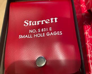 Vintage Starrett Machinist Tools   Small hole Gages