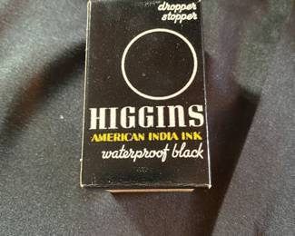 Vintage India Higgins Ink with Box