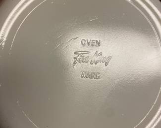 Full set of 4, Fire King Tulip Decorated Mixing bowls