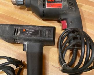 Skil Slugger 3/8" Corded Hammer Drill & Black & Decker Corded 3/8 Drill