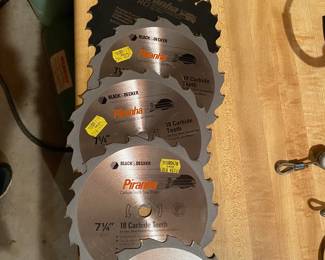 Black & Decker 7 1/4" Saw Blades Tons of Blades to Choose From NEW