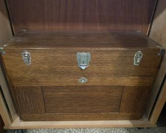 Vintage H. Gerstner & Son Machinist tool chest wood
