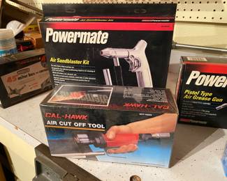 Powermate Air Sandblaster Kit                                                Cal-Hawk 3-inch Air Cut Off Tool model 207-4283