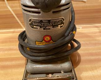 Vintage Junior Tool Company Portable Motor Sander Model 200