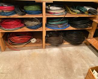 Tons of Electric Guage Wire Different Size and Color