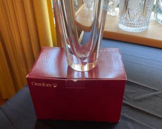 Orrefors Crystal Vase