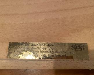 Vintage Helios Machinist Tools