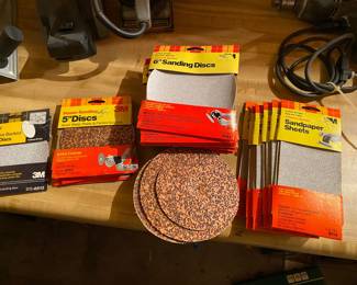 Power Sanding Discs and Sandpaper Sheets