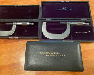 Vintage Brown & Sharpe Mfg. Co Machinist Tools