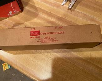Vintage Sears Craftsman Knife Setting Guage NEW in BOX