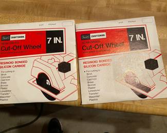 Sears 7 inch Reinforced cut off wheel