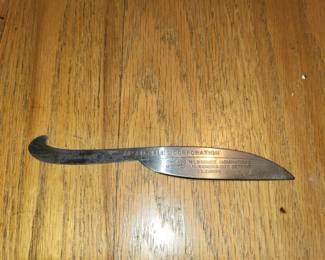 Steel Sales Corporation Letter Opener