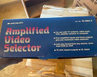 Vintage Archer 15-1264 Amplified Video Selector