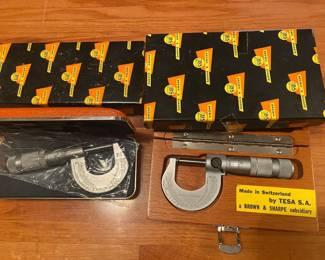 Vintage Brown & Sharpe Mfg. Co Machinist Tools