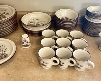 MCM Noritake Stoneware Desert Flowers