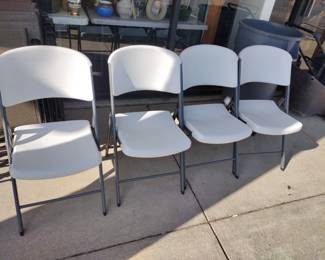 Lifetime collapsible chairs