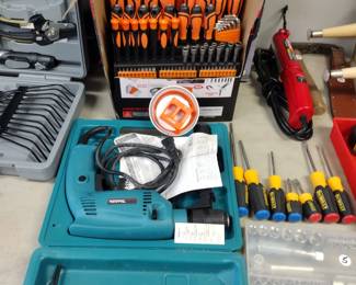 Nikita hammer drill, dewalt, and more tools 