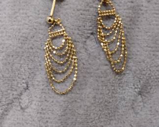 14K Gold earrings.