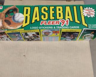 91 fleer baseball cards set