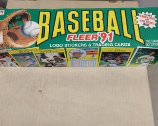 91 fleer baseball cards set