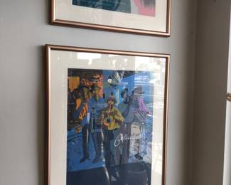 Framed signed prints
