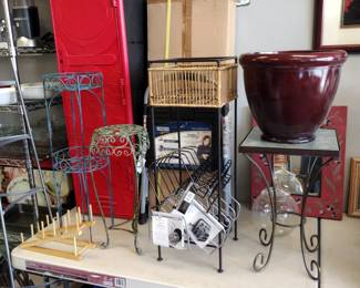 Plant stands and more.