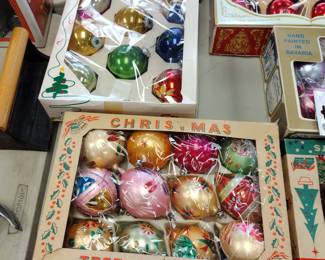 Vintage Christmas ornaments