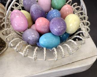 Alabaster Easter eggs