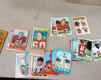 Vintage football cards 60s 70s.