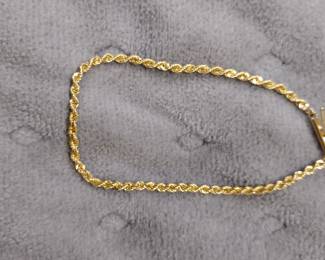 14 K Gold bracelet
