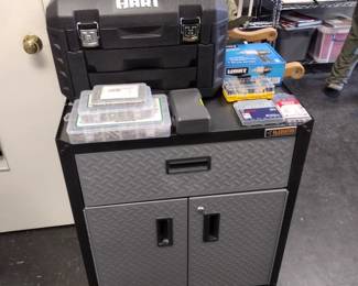 Hart 215 piece tool set new, tool cabinet and more