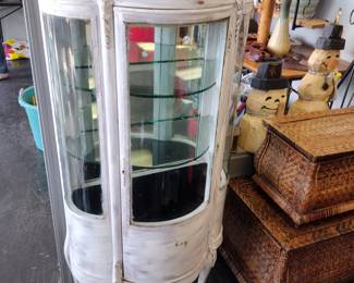 Curio cabinet.