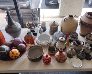 Pottery and others