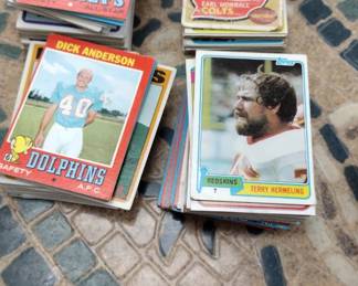 Vintage football cards 60s 70s.