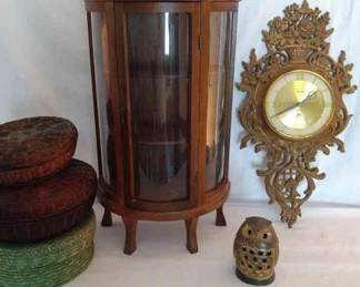 Wall Curio, Clock, And More