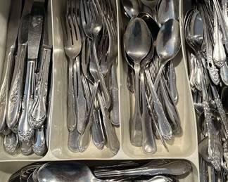 Two Drawers Of FLATWARE