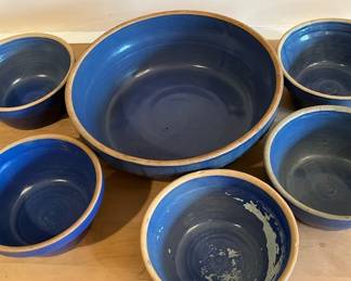 Blue Crockery Bowl Set