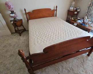 Vintage Full Size Bed with Springs Mattress