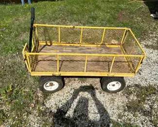 Yellow Yard Wagon
