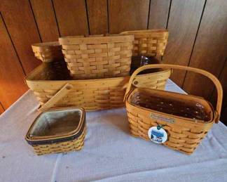 Longaberger Rectangle Baskets 