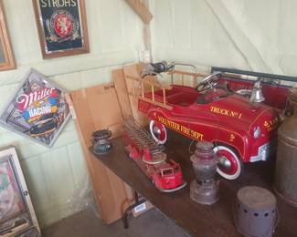 Pedal Car and Lantern