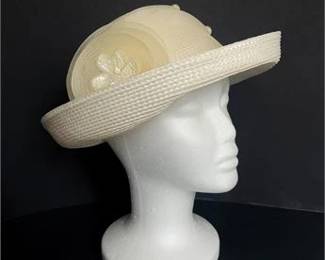 Cream Breton Ladies Hat 