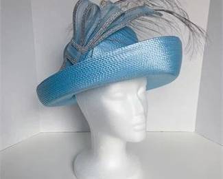 Sandra Blue Breton Ladies Hat 