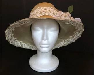 1960s Mr. John Jr. Ladies Summer Hat 