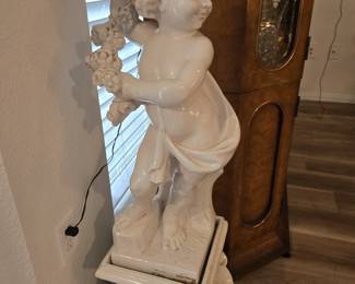 Vintage Angel Cherub Statue 